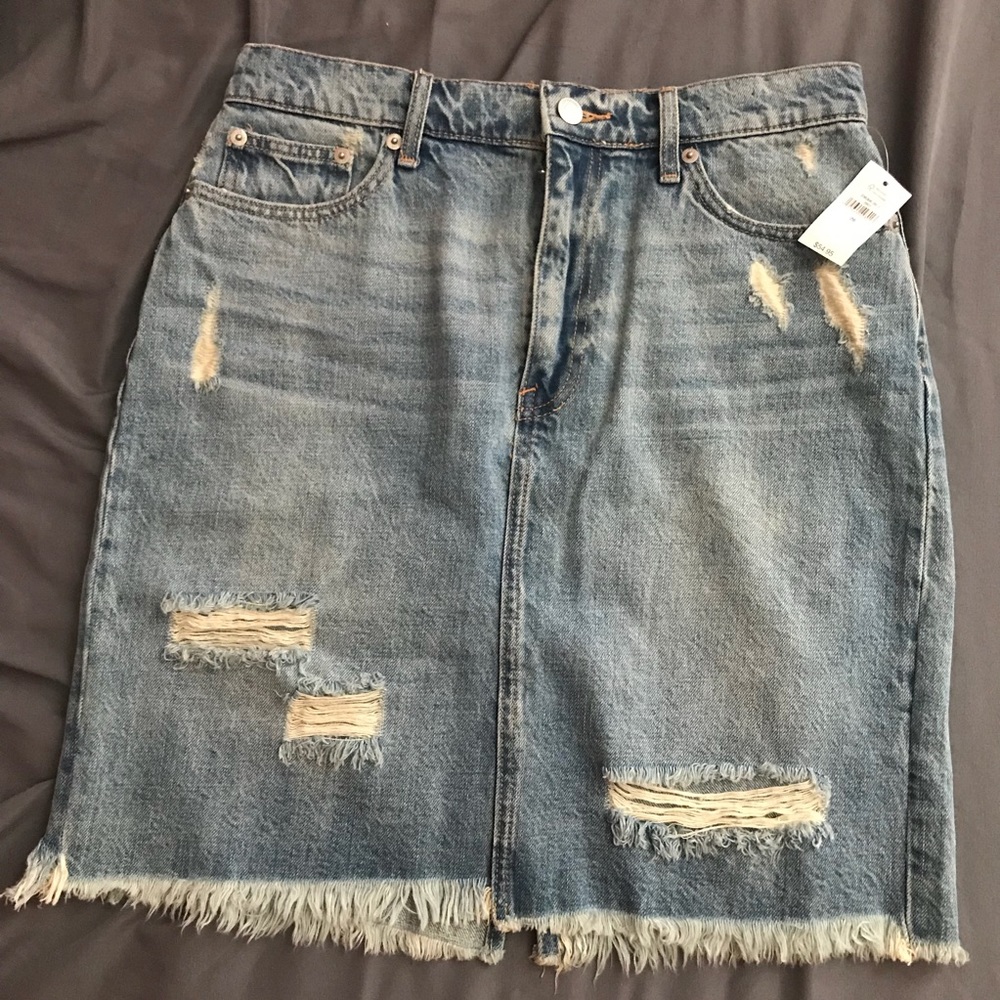 gap denim skirt
